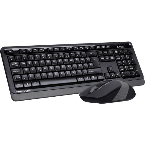 A4 Tech FG1010 F Kablosuz MM Klavye Mouse Set Gri