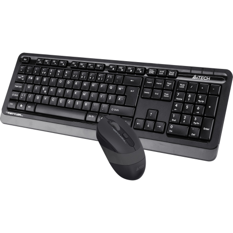 A4 Tech FG1010 F Kablosuz MM Klavye Mouse Set Gri