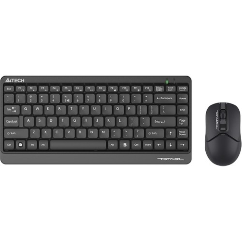 A4 Tech FG1112 Q Kablosuz Mini Klavye Mouse Siyah