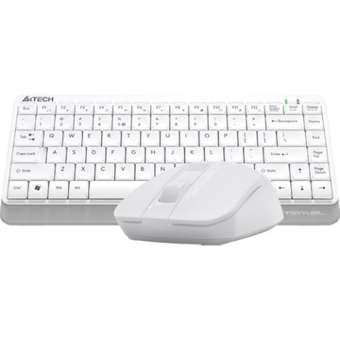 A4 Tech FG1112 Q Kablosuz Mini Klavye Mouse Beyaz