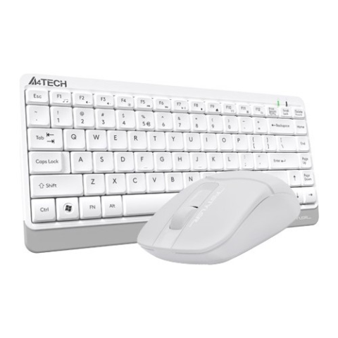 A4 Tech FG1112 Q Kablosuz Mini Klavye Mouse Beyaz