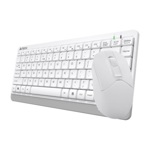 A4 Tech FG1112 Q Kablosuz Mini Klavye Mouse Beyaz