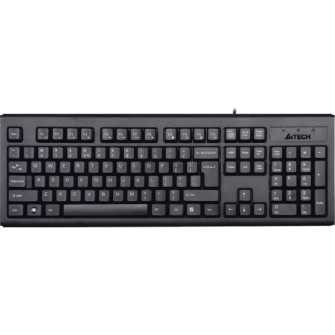 A4 Tech KM720 Q Kablolu MM Klavye Siyah USB