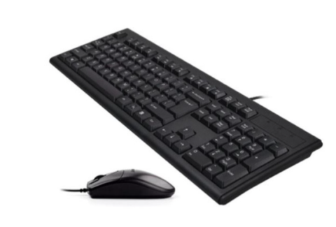 A4 Tech KM-72620D Q Klavye Mouse Set MM Siyah