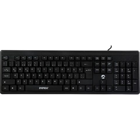 Everest KB-1002  Siyah USB Q Standart Klavye