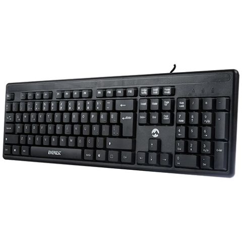 Everest KB-1002  Siyah USB Q Standart Klavye