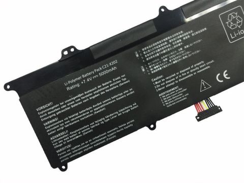 Asus VivoBook S200 X202 X202E X201 X201E S200E Q200E, C21-X202 pil Batarya (2)