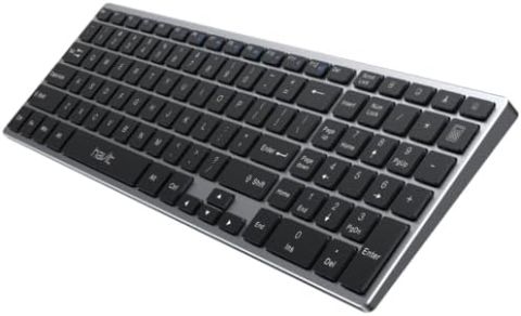 Havit KB263BT Kablosuz Bluetooth Klavye Uzay Grisi