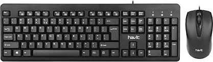 Havit KB611CM Kablolu Klavye Mouse Set Siyah