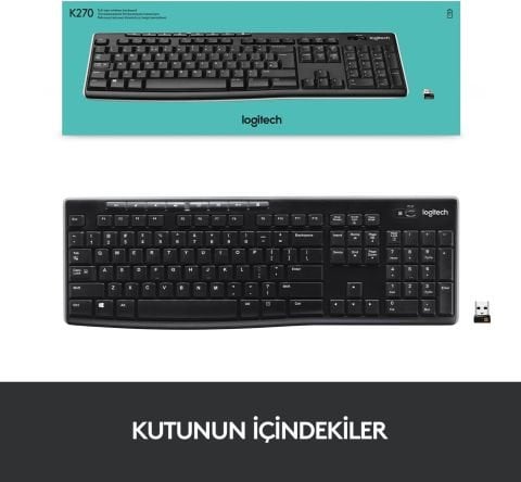 Logitech K270 Kablosuz Klavye 920-003761