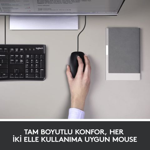Logitech MK120 Klavye Mouse Set Kablolu 920-002560