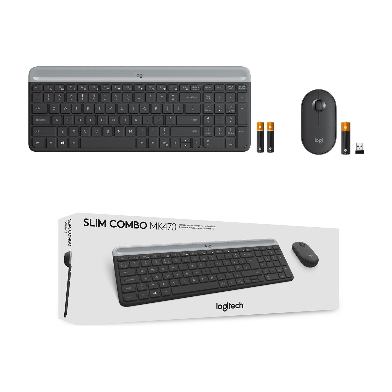 Logitech MK470 Klavye Mouse Kablosuz 920-009435 SY