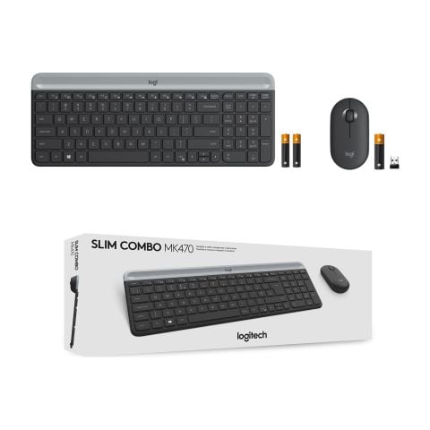 Logitech MK470 Klavye Mouse Kablosuz 920-009435 SY