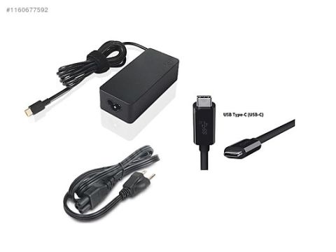 Orjinal Lenovo 20v 3.25a 65W Usb Type-C ADLX65YCC3D ADLX65YDC3D Adaptör Şar