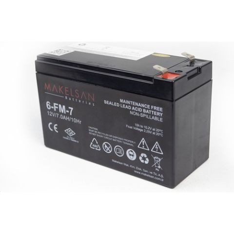 MAKELSAN 12V-7Ah Kuru Tip Akü