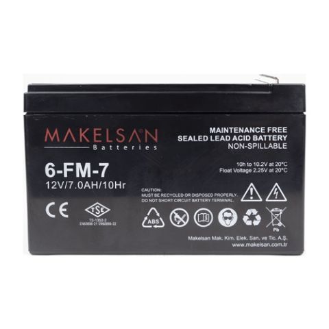 MAKELSAN 12V-9Ah Kuru Tip Akü