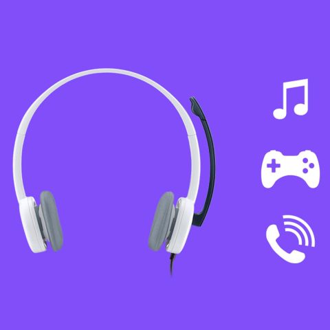 Logitech H150 Beyaz Mikrofonlu Kulak Üstü Kulaklık