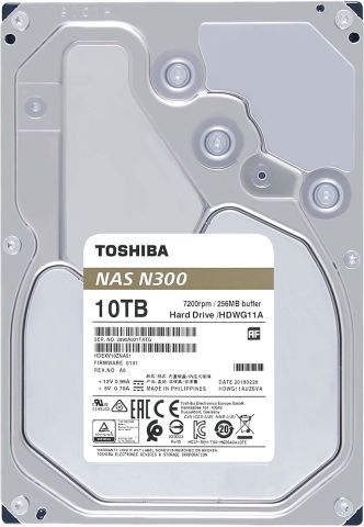 Toshiba N300 HDWG11AUZSVA SATA 3.0 7200 RPM 3.5'' 10 TB Harddisk