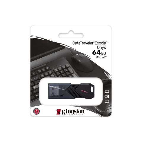 Kingston Exodia Onyx USB 3.2 DTXON/64GB 64 GB Flash Bellek