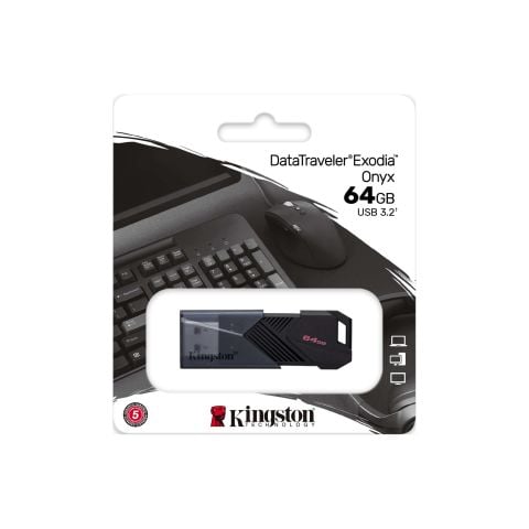 Kingston Exodia Onyx USB 3.2 DTXON/64GB 64 GB Flash Bellek