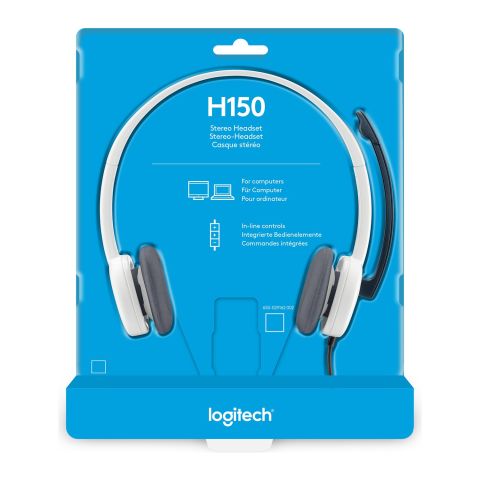 Logitech H150 Beyaz Mikrofonlu Kulak Üstü Kulaklık