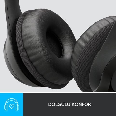 Logitech H390 Mikrofonlu Kulaklık Siyah 981-000406