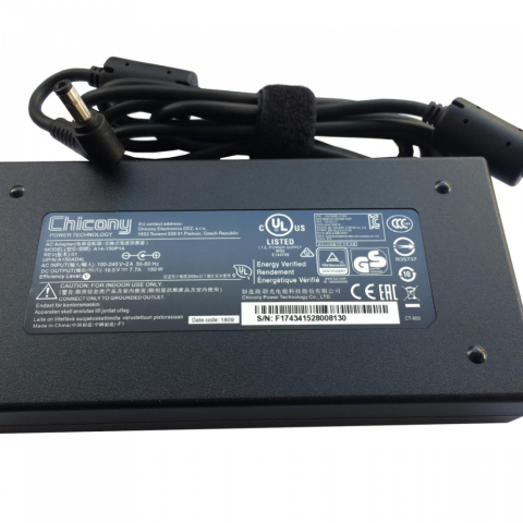 Orijinal Chicony msi Casper Monster 19.5V 7.7A 150W Chicony A14-150P1A 5.5x2.5mm Şarj Cihazı Adaptör
