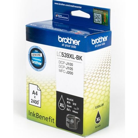 Brother LC539XLBK Siyah Kartuş Orjinal
