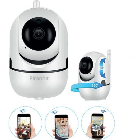 Piranha 9625 HD 720p Gece Görüşlü Wi-Fi Kablosuz IP Güvenlik Kamerası