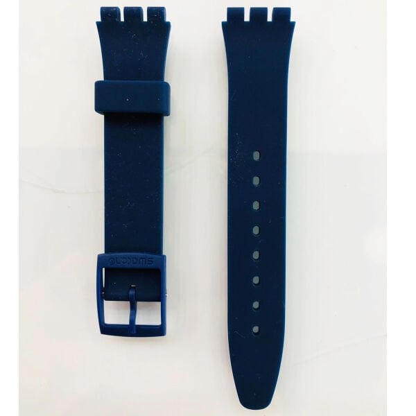 Swatch AGN Lacivert Silikon Kordon