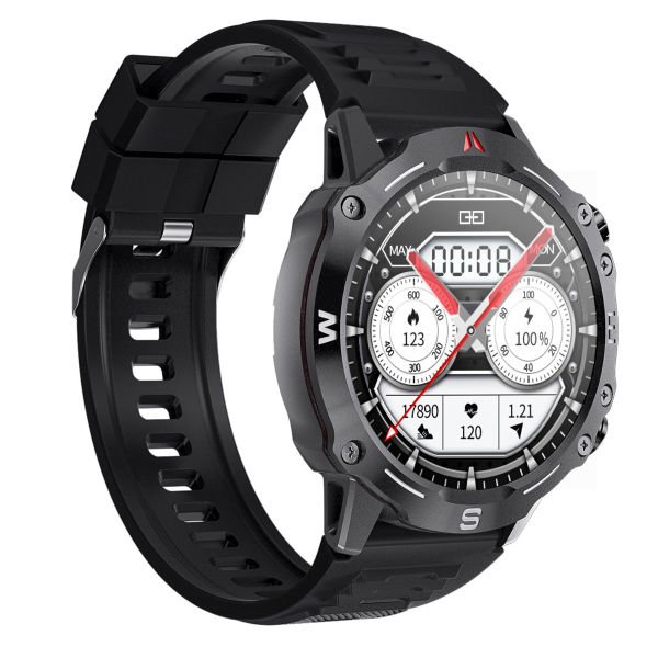 You Watch R15-AR150 You Smart Black Metal & Black Silicon Unisex Kol Saati
