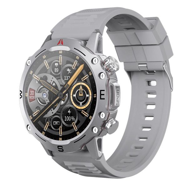 You Watch R15-AR154 You Smart Silver Metal & Gray Silicon Unisex Kol Saati