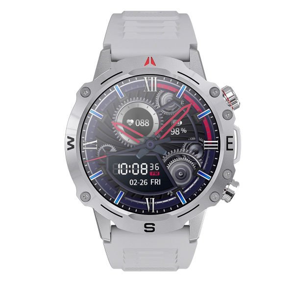 You Watch R15-AR154 You Smart Silver Metal & Gray Silicon Unisex Kol Saati