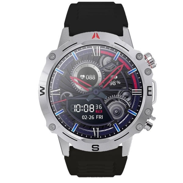You Watch R15-AR156 You Smart Silver Metal & Black Silicon Unisex Kol Saati