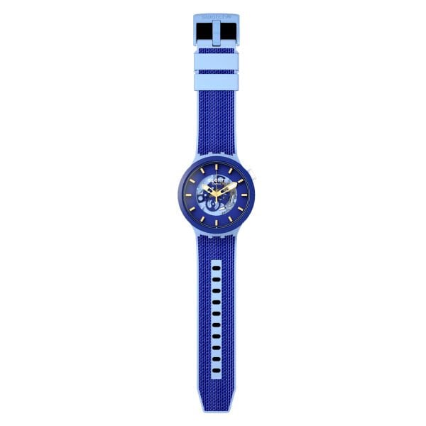 Swatch SB05N105 BIG BOLD BOUNCING BLUE Kol Saati