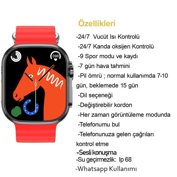 Ferrucci FC SMART WS8 PRO.07 Akıllı Kol Saati