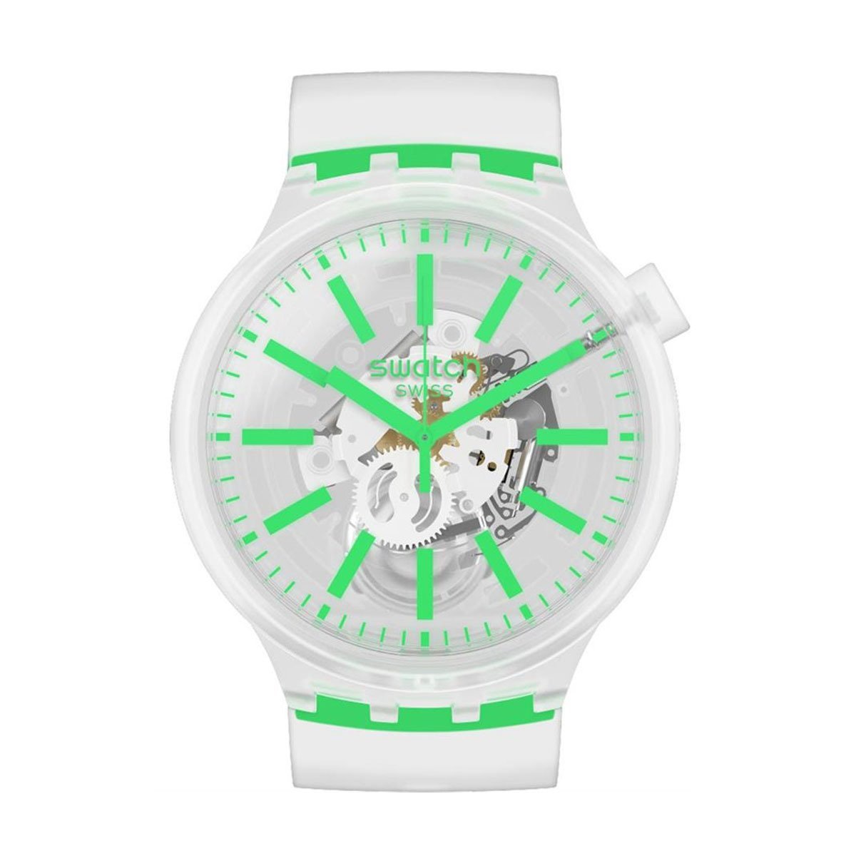 Swatch SO27E104 Plastik Silikon Erkek Kol Saati