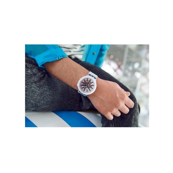 Swatch SO27E101 Plastik Silikon Erkek Kol Saati