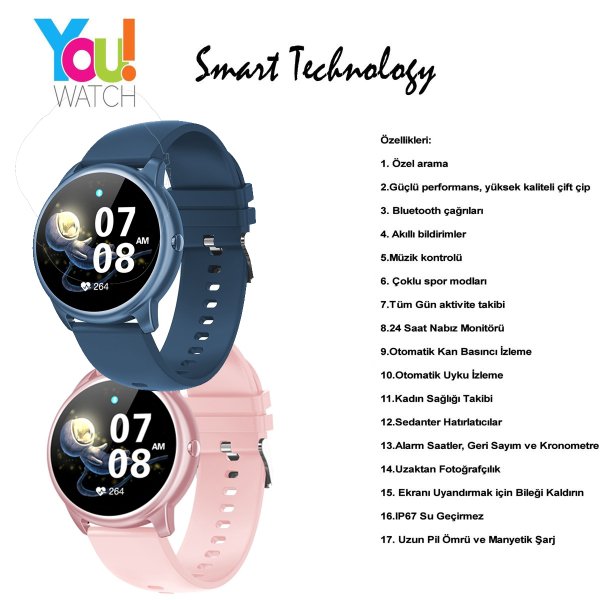 You Watch R7-AR700 Akıllı Kol Saati