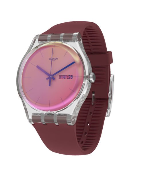Swatch SUOK717 Polared Plastik Silikon Kadın Kol Saati