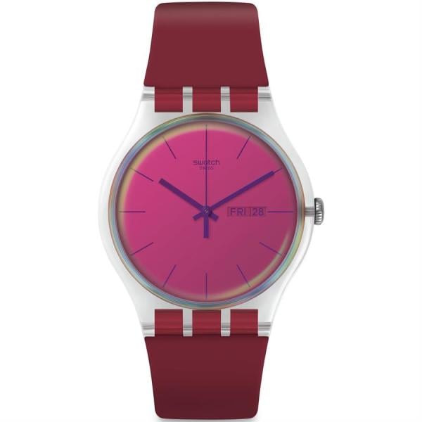 Swatch SUOK717 Polared Plastik Silikon Kadın Kol Saati