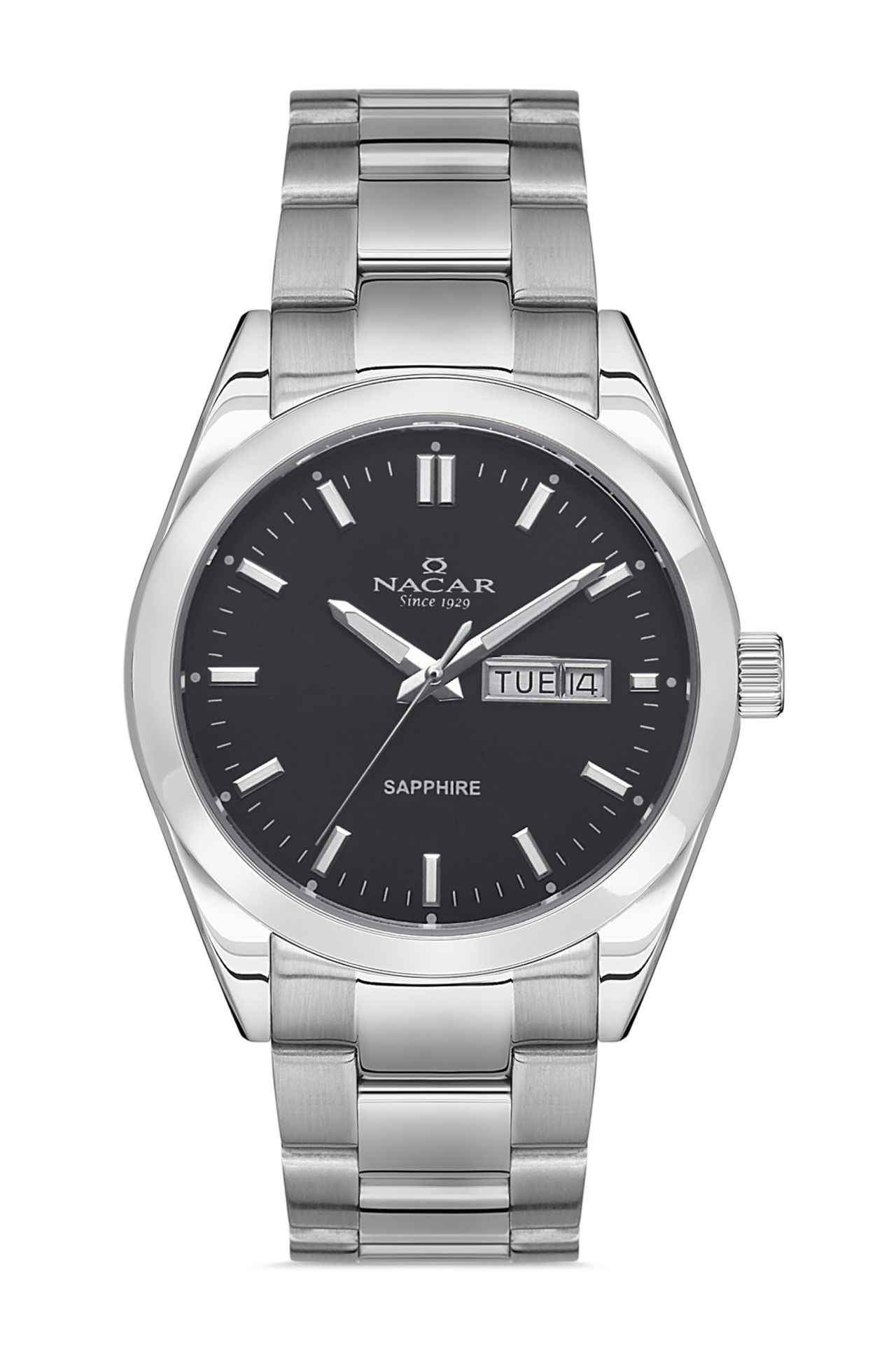 Nacar NC31-299227-ABM Erkek Kol Saati Safir Cam