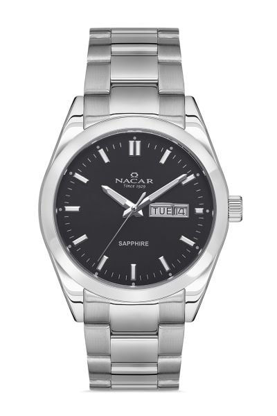 Nacar NC31-299227-ABM Erkek Kol Saati Safir Cam