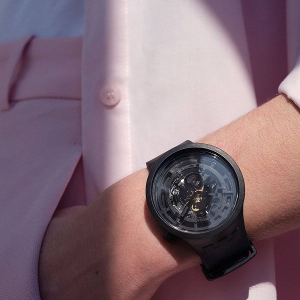 Swatch Big Bold Bioceramic C-Black Unisex Kol Saati SB03B100