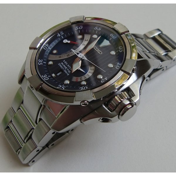 Seiko SRH003P Valetura Kinetic Direct Drive Otomatik Çelik Erkek Kol Saati