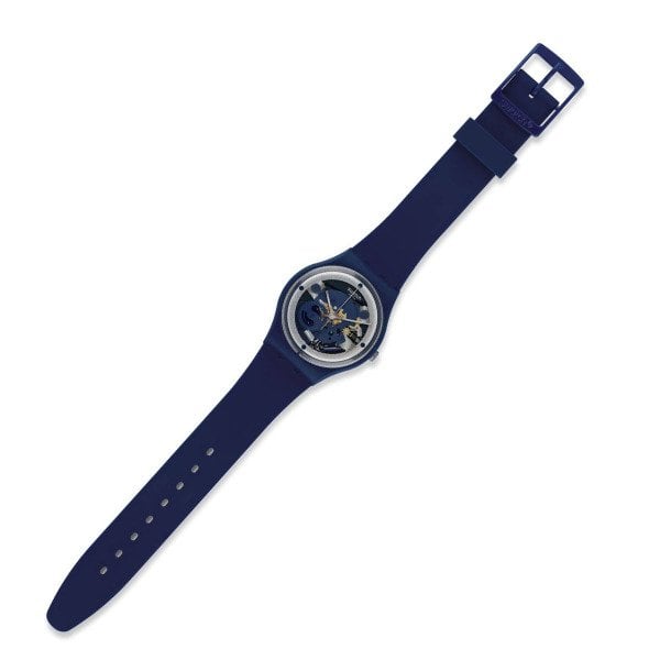 Swatch GN245 Lacivert Plastik Silikon Kadın Kol Saati