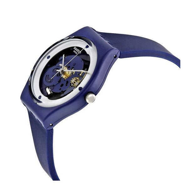 Swatch GN245 Lacivert Plastik Silikon Kadın Kol Saati
