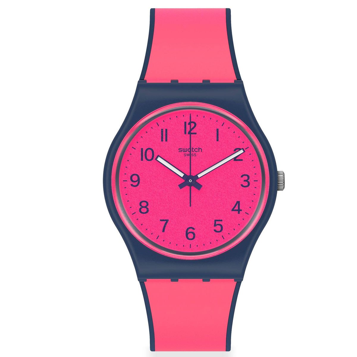 Swatch GN264 Pembe Plastik Silikon Kol Saati