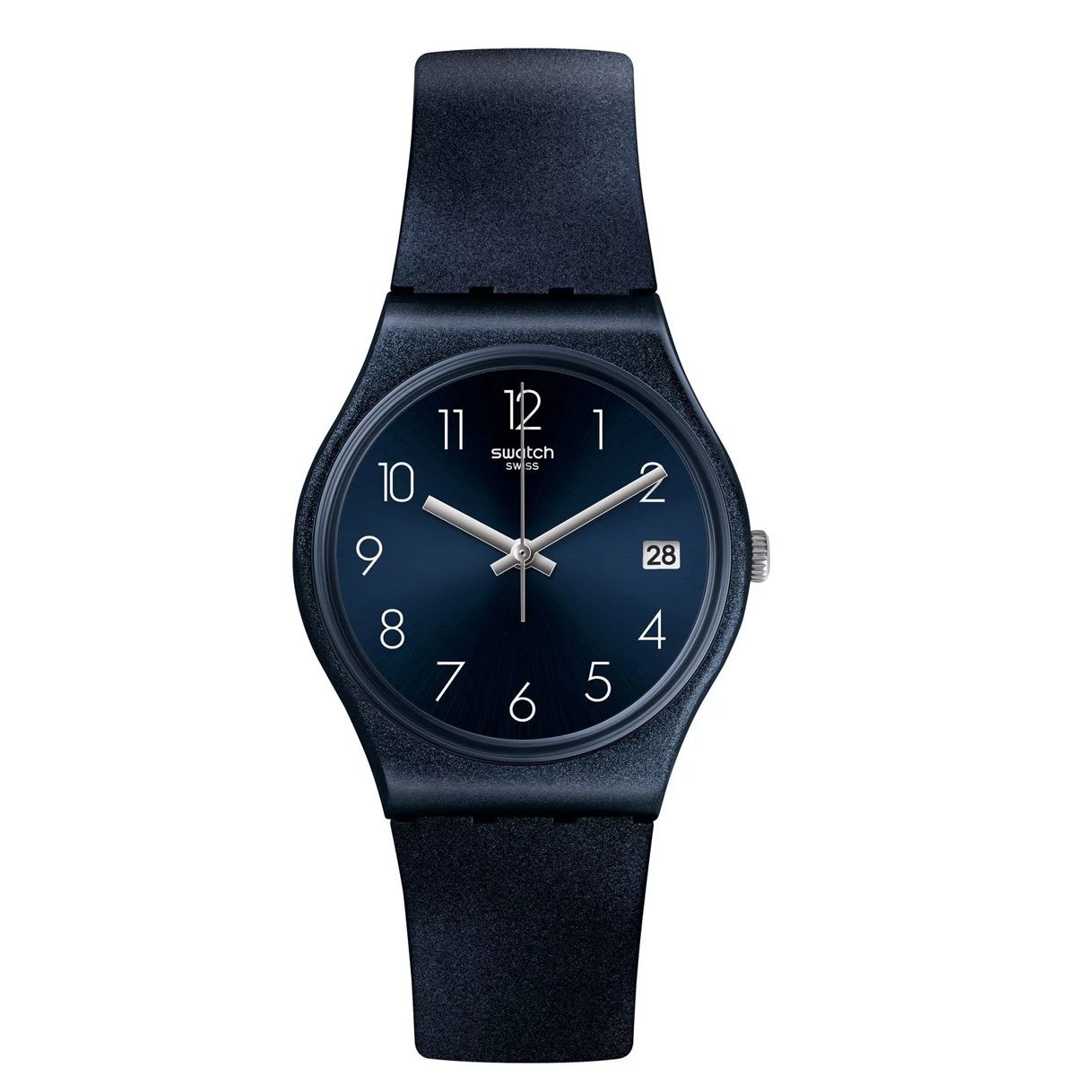 Swatch GN414 Lacivert Plastik Silikon Kadın Kol Saati