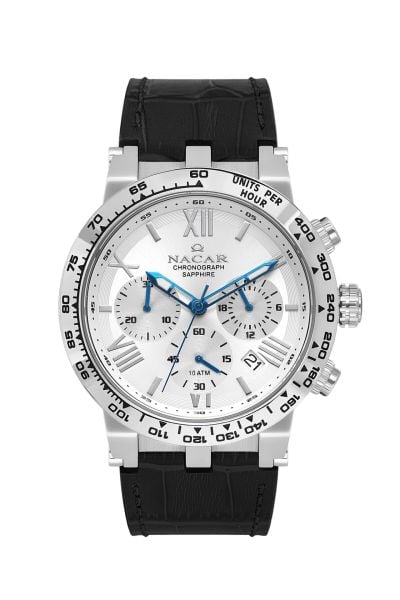 Nacar NC34-29B679-ASL1 Safir Deri Erkek Kol Saati